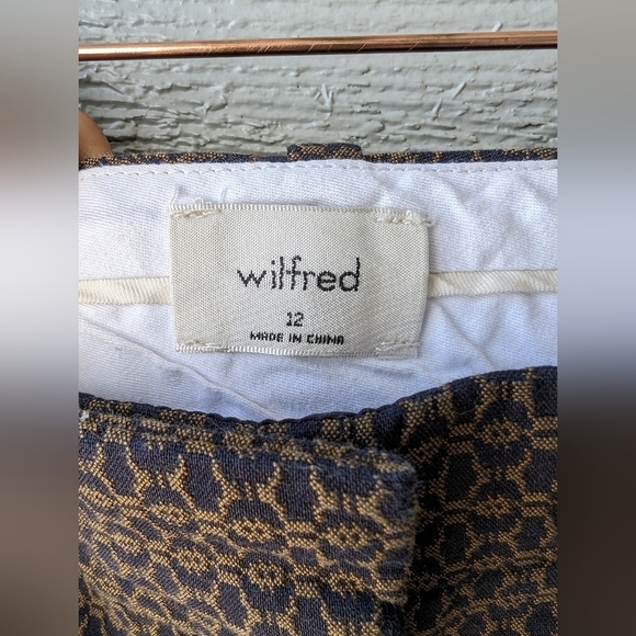 Wilfred Brown Patterned Pants - Picture 3 of 4